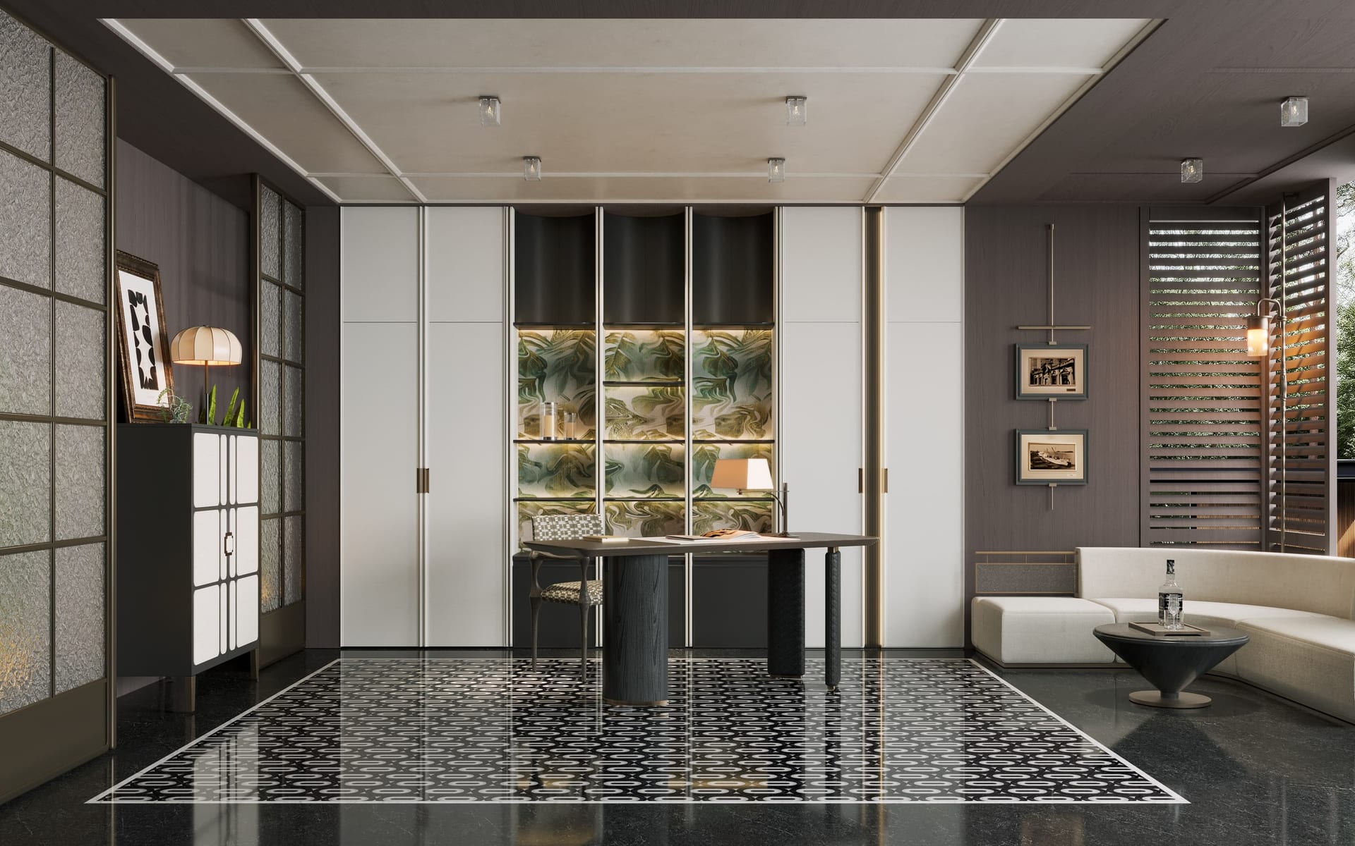 Phòng đọc sách FX345 – GoldenHome