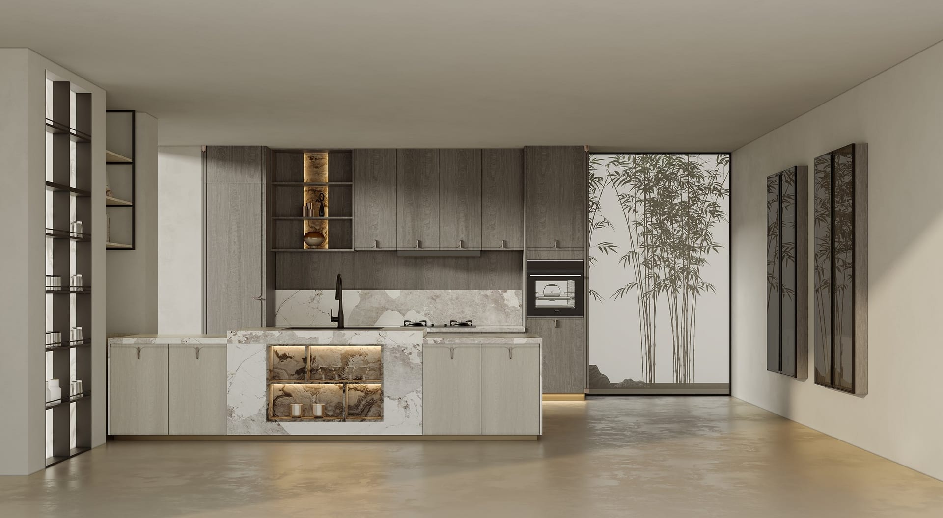 Tủ bếp MX140 – GoldenHome