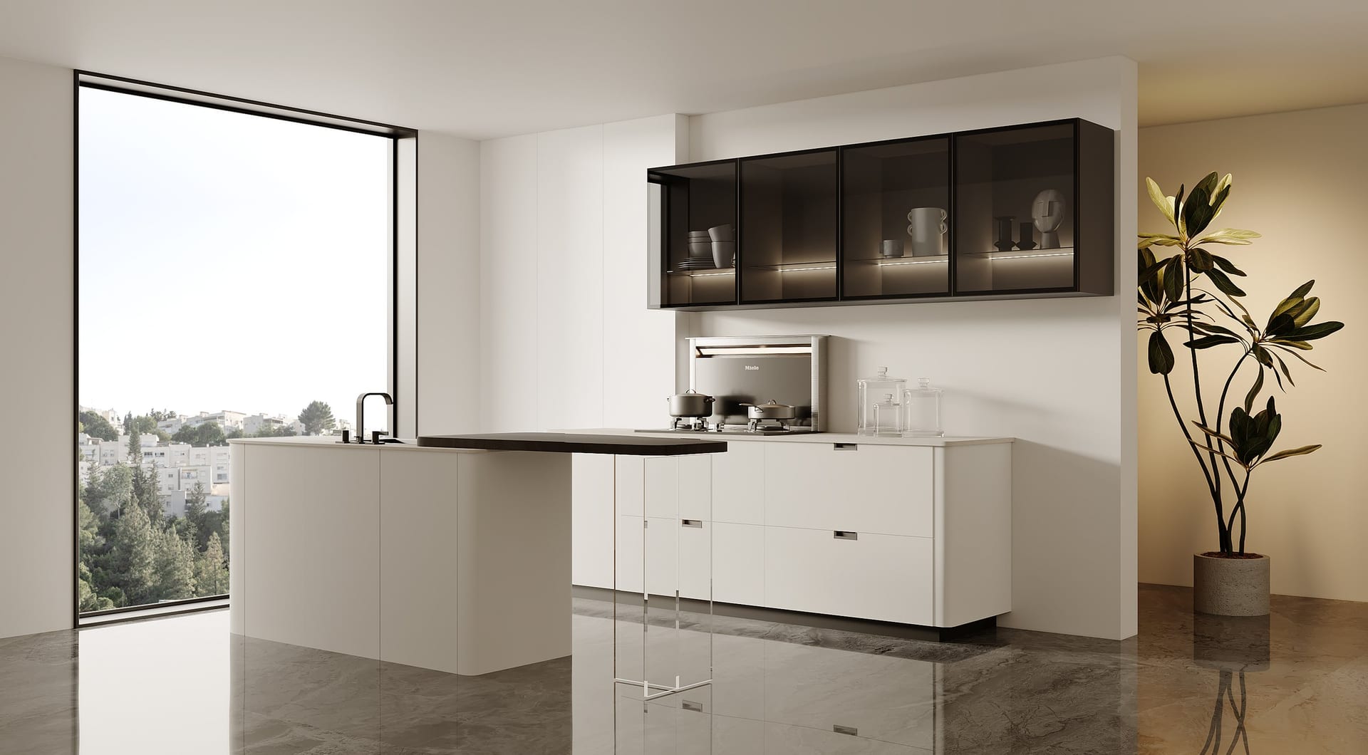 Tủ bếp MX150 – GoldenHome