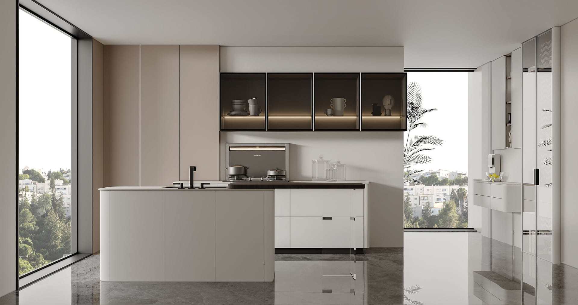 Tủ bếp MX150 – GoldenHome