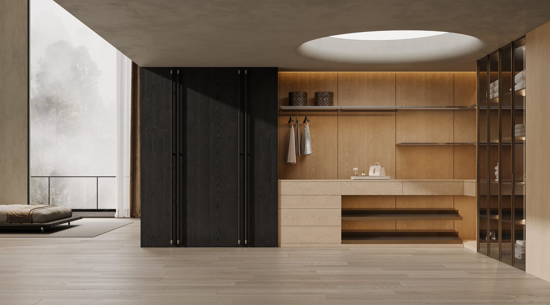 Phòng thay đồ YX575 – GoldenHome