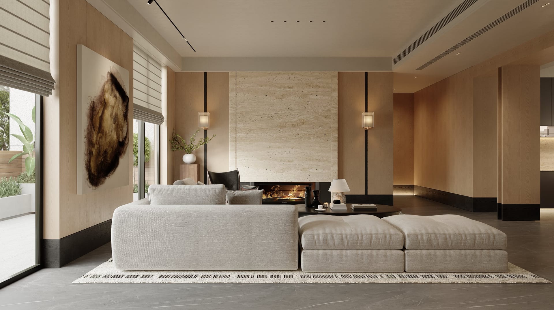 Vách tivi YX575 – GoldenHome